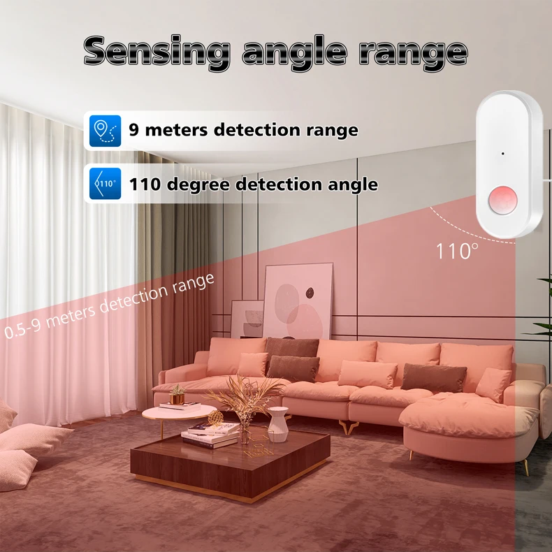Tuya WiFi PIR Motion Sensor Smart Home Menschlichen Körper Infrarot Detektor Sicherheit Smart Leben Funktioniert Mit Alexa Google Hause – Detail 7