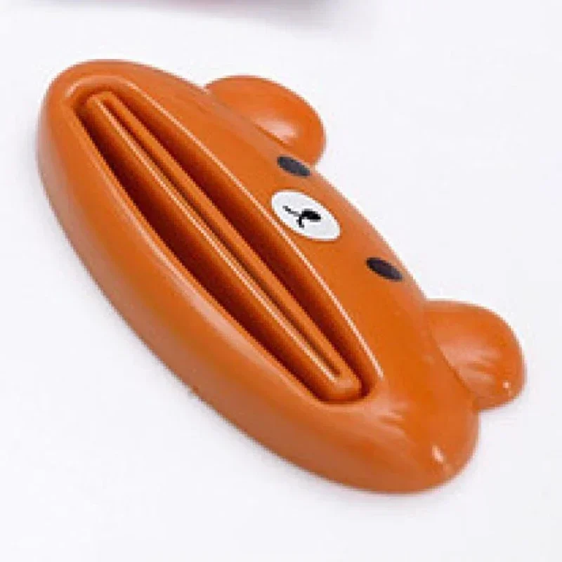 Adorable Cartoon Rolling Toothpaste Dispenser and Tube Holder Clips