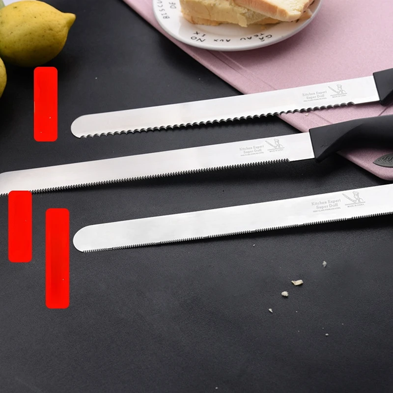 Stainless Steel Serrated Bread Knife 4