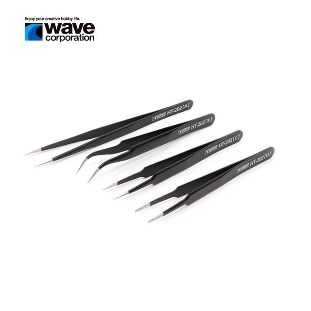 All-Purpose Tweezer Set, 5 Tweezers in A Vinyl Pouch, Pkg of 1 Set