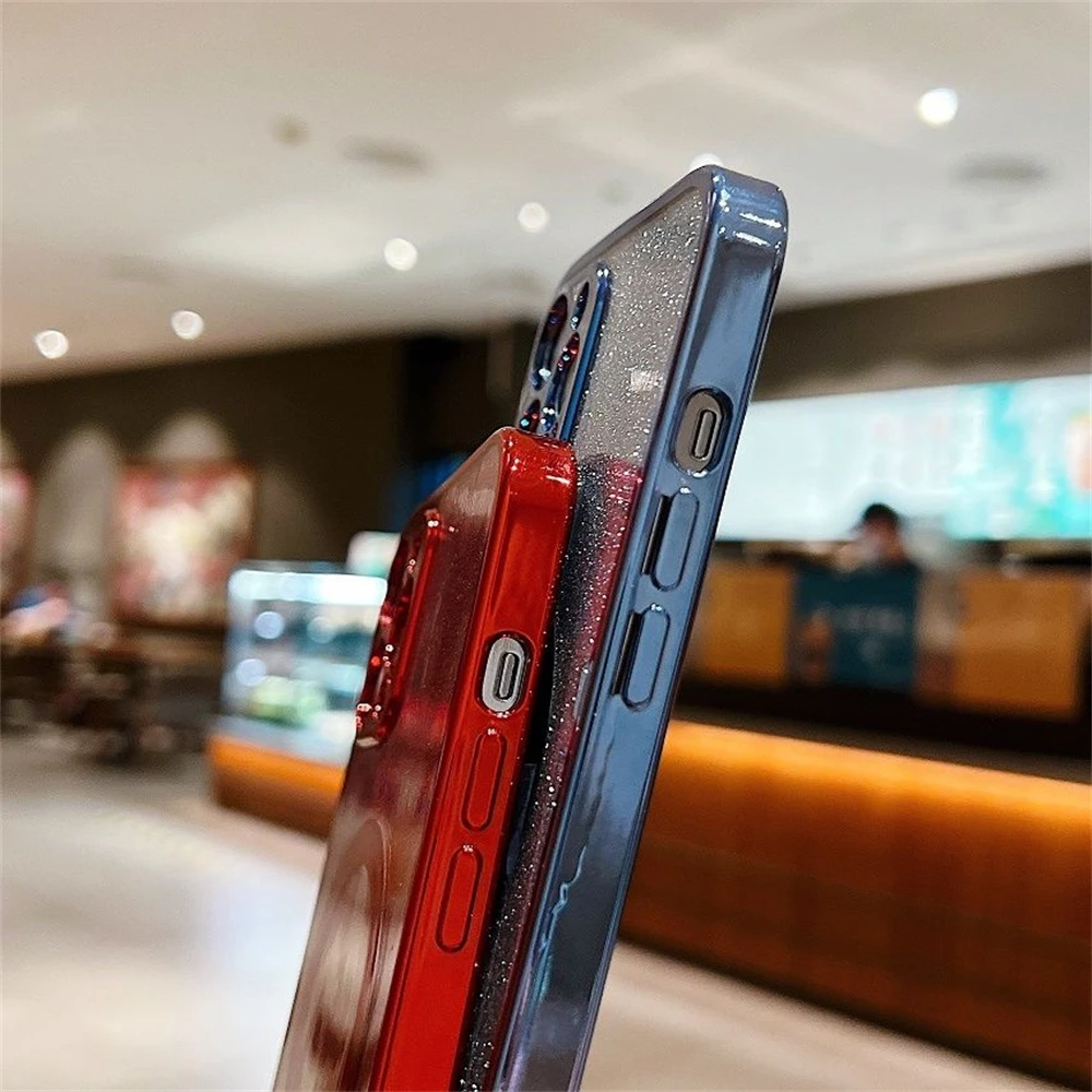 For Magsafe Magnetic Wireless Charging Case For iPhone 12 11 13 Pro MAX mini XR X XS MAX  8 Plus SE 2020 Shockproof Cover Cases case for iphone 13 pro max