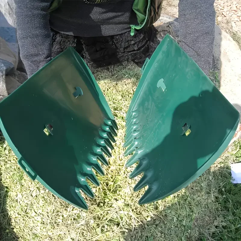 1pc Large weeding shovel, Portabletools Green,efficient garden and yard grass shovel, plastic soil shovel,garden waste collector