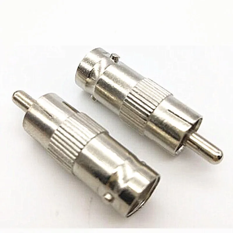 

10pcs BNC Connector Female to RCA Male BNC Female Head Turn AV Plug Male Audio and Video Cable Adapter AV Signal Conversion