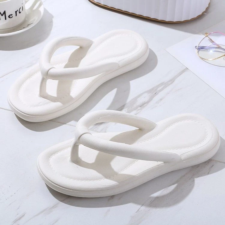 

Simple models flip-flops summer beach new soft bottom flat slippers women men outdoor comfortable EVA non-slip flat sandals