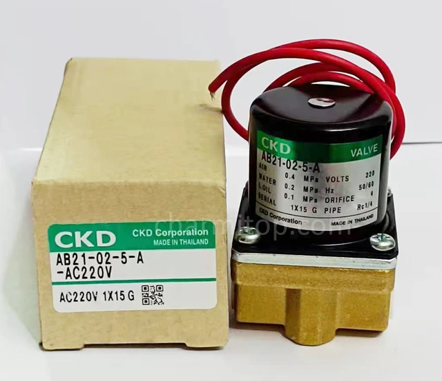 Ckd Valve Ckd Ab21-02-5-a Ac220v/ckd Ab21-02-5 Ab21-01-3-a Ab21-02