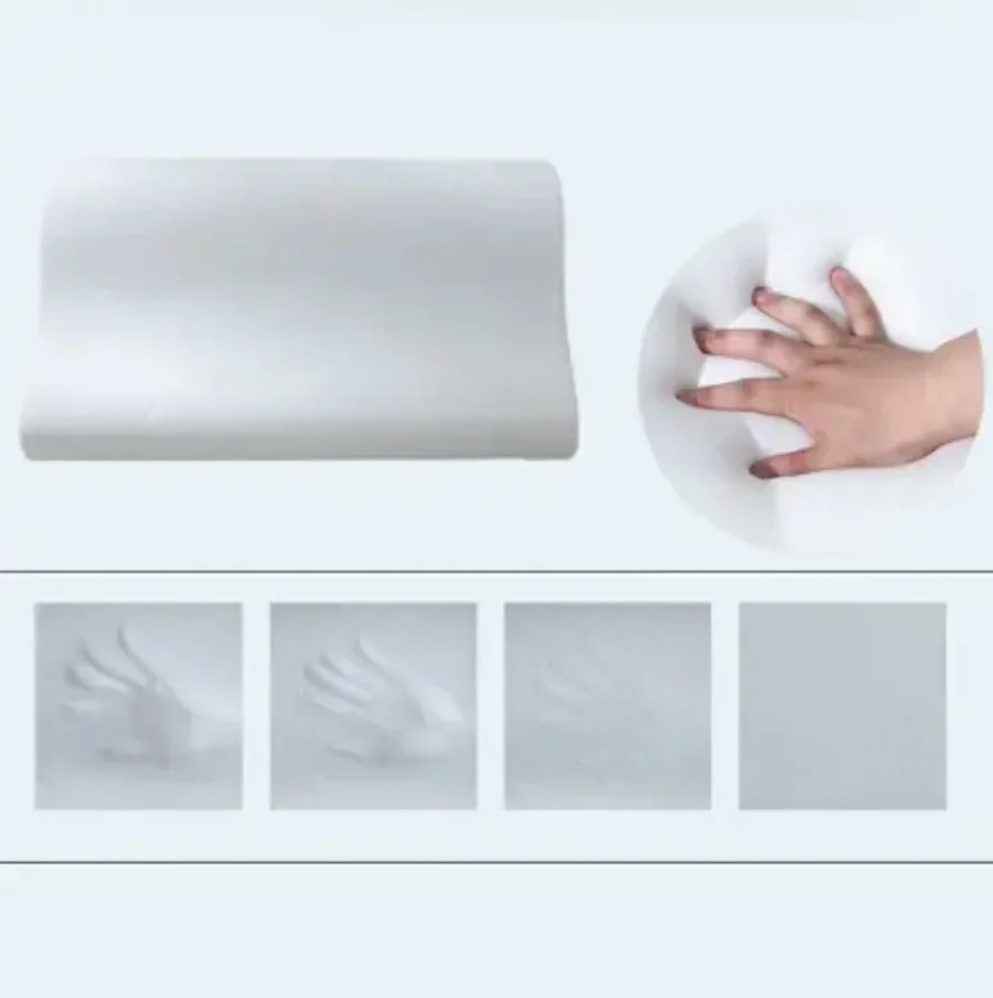 Long Pillow Memory Foam Bedding Pillow Neck Protection Slow Rebound Shaped Maternity Pillow for Sleeping Orthopedic Pillows 5