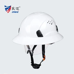 Construction Hard Hat with Visor Safety Helmet with Goggles Protective Working Rescue Cap Riding Helmet Rescue Climbing Helmets