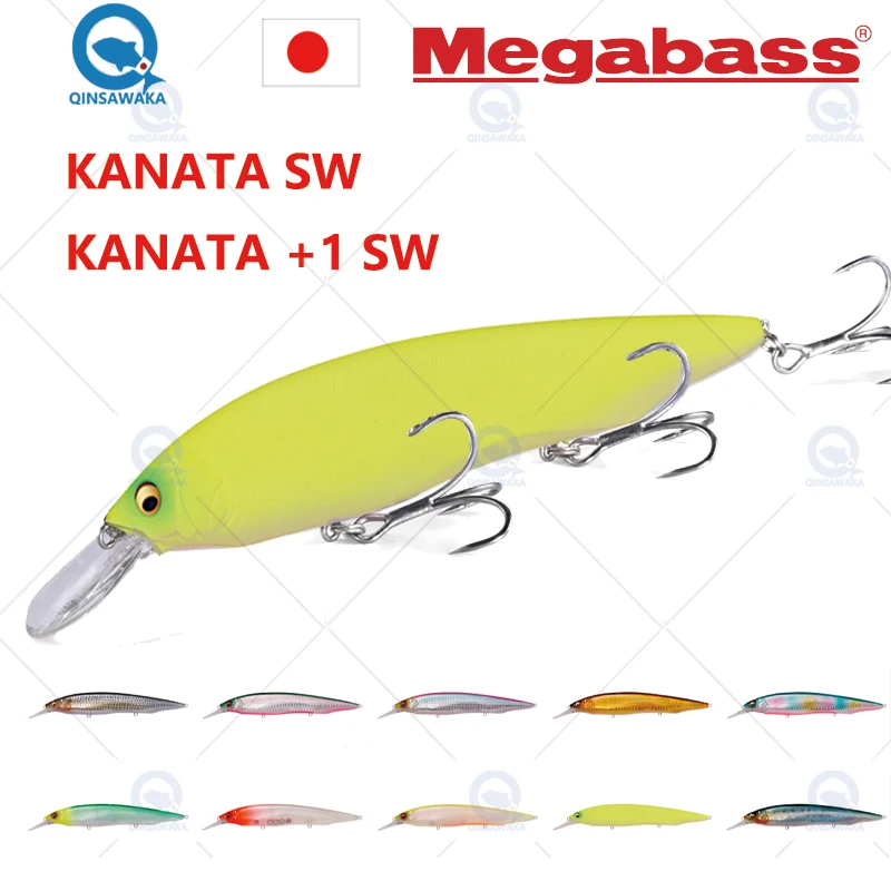 Leurre Megabass KANATA Ayu SW 16 Cm 30 G - Pour Pêche En Mer, Type Minnow, Neuf Sous Blister