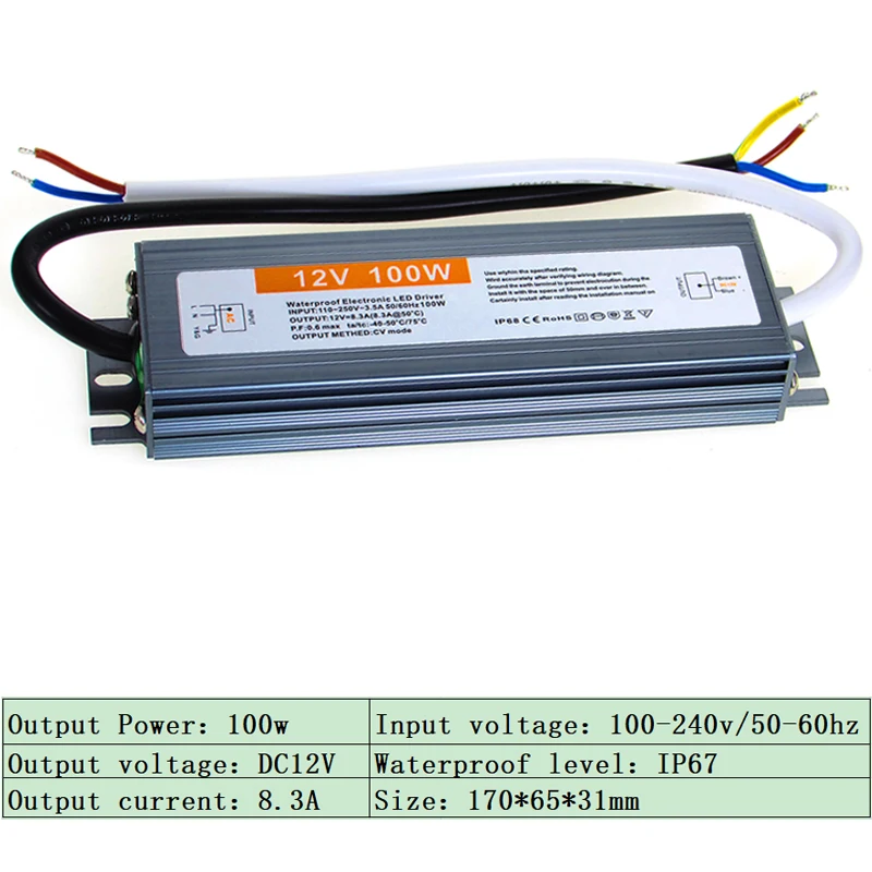 Output DC12V 100W