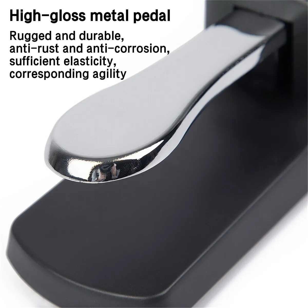 Universal Sustain Pedal with Adjustable Polarity Switch