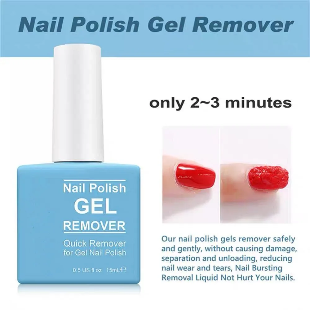 Dkasama 15ml Nail Gel Polish Remover Quickly & Easily UV Gel Polish Removes Professional Non-Irritating Nail Art For Manicure 5