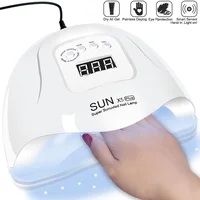 Manicure Set Acrylic Nail Kit With LED Nail Lamp Semi Permanent Varnish Acrylic Extension Gel Kit Electric Nail Drill Nails Tool 2