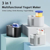 3 In 1 Smart Yogurt Maker Electric Heating Cooling Cup for Home Office Milk Coffee Cup Warmer Cooler Mini Desktop Fridge Cup 2