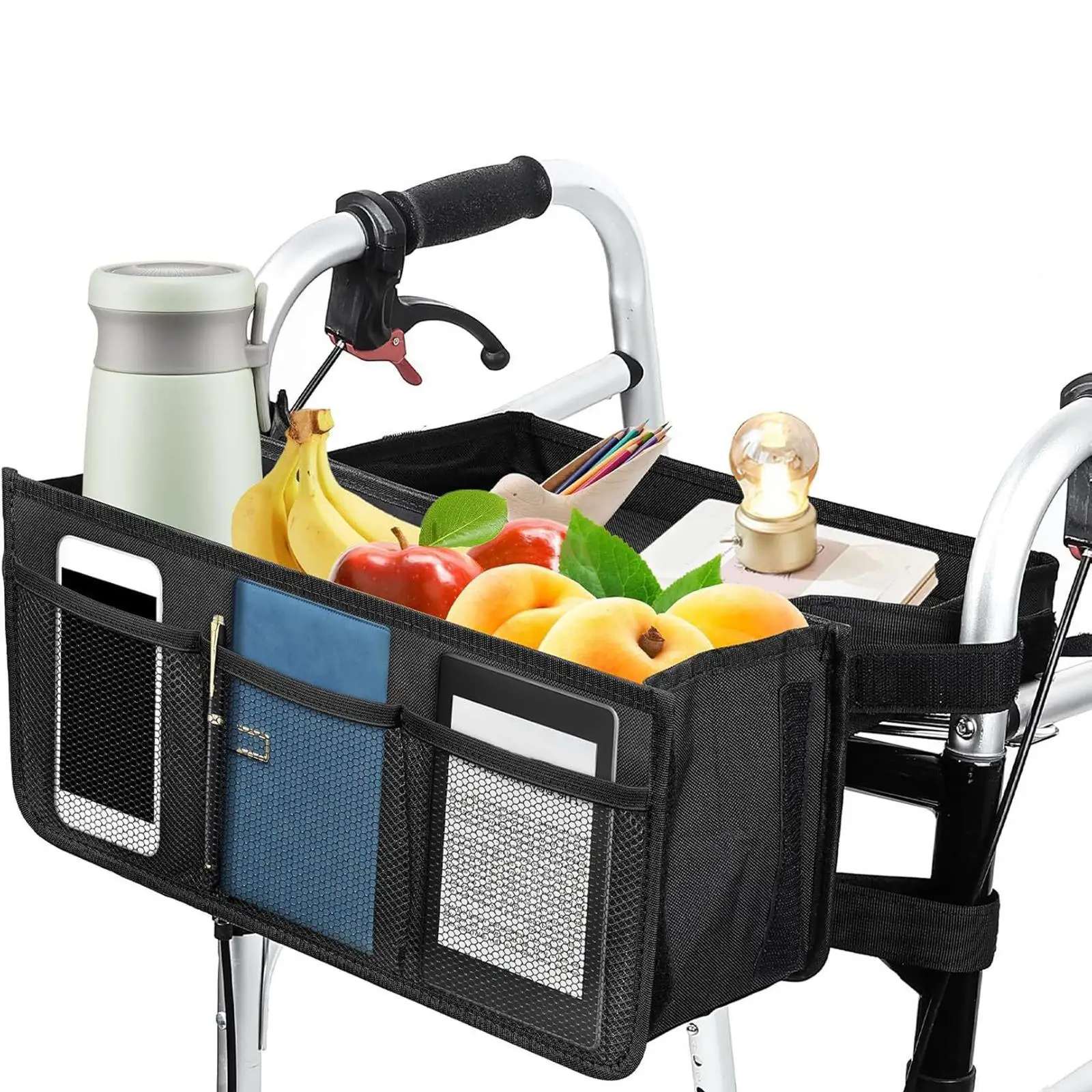 Walkers Basket Walkers Storage Pouch ,Polyester Waterproof Walking Aid Accessory ,