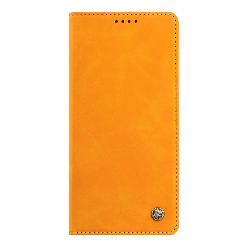 Luxury Solid Color Leather Magnetic Phone Case Cover - Enhanced Protection