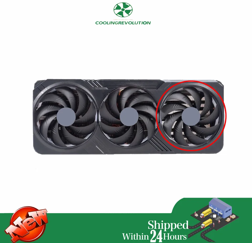 thumbnail image 2 of Cooling Fan T124010DL For ASUS HD4550 Gard Cooler 2pin 37mm 12V 2 of 9