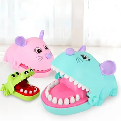 Jouet Crocodile mordu à la main pour enfants, jouet effrayant, jeu de décompression délicat, requin, dinosaure, morsure au doigt, cadeau pour enfants 