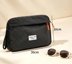 Compact Unisex Travel Toiletry Bag (Black)
