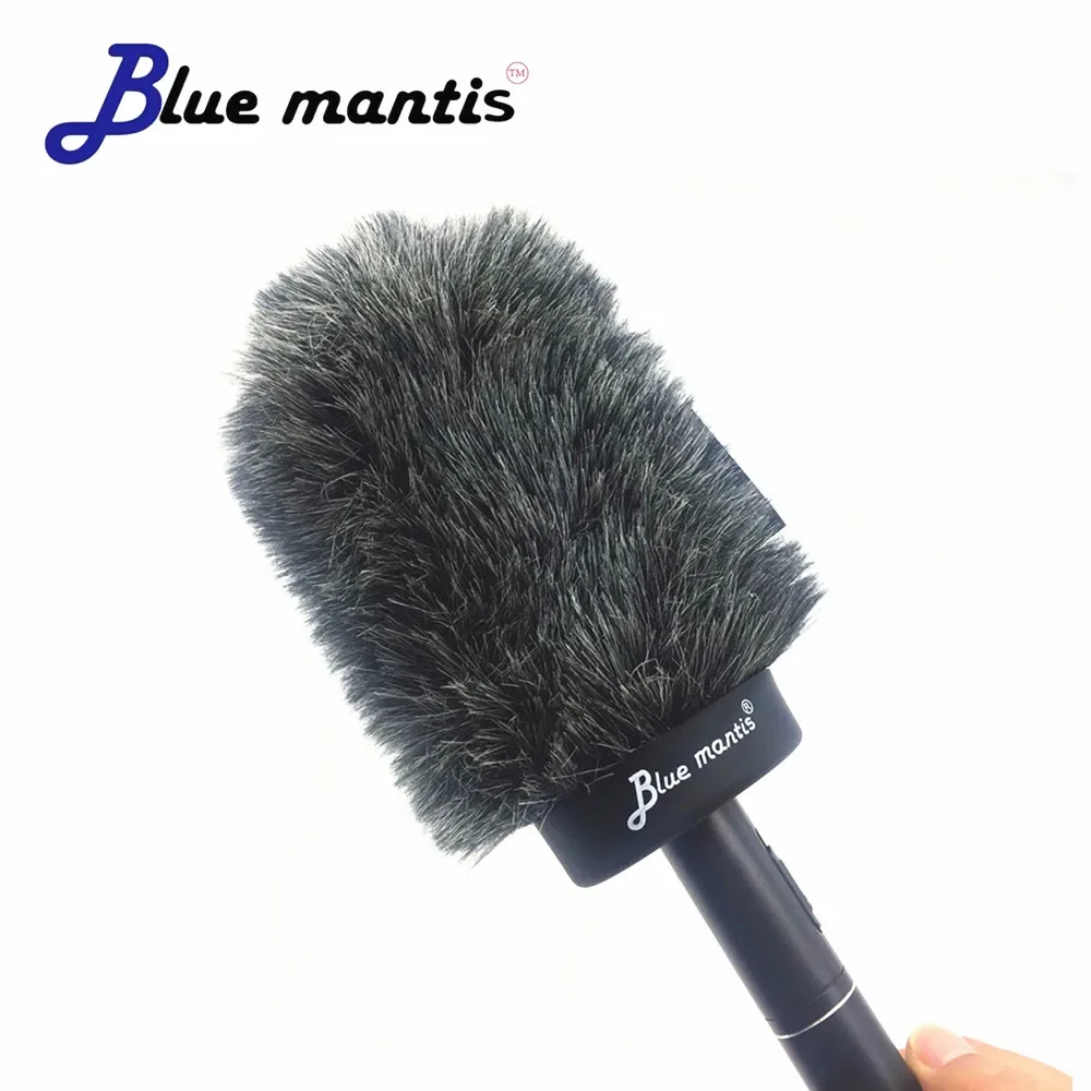 

Outside Furry Windshield Muff for SONY ECM673 674 ECM MV1Condenser Microphone Wind Shield Protection Outdoor Interview Mic 12cm