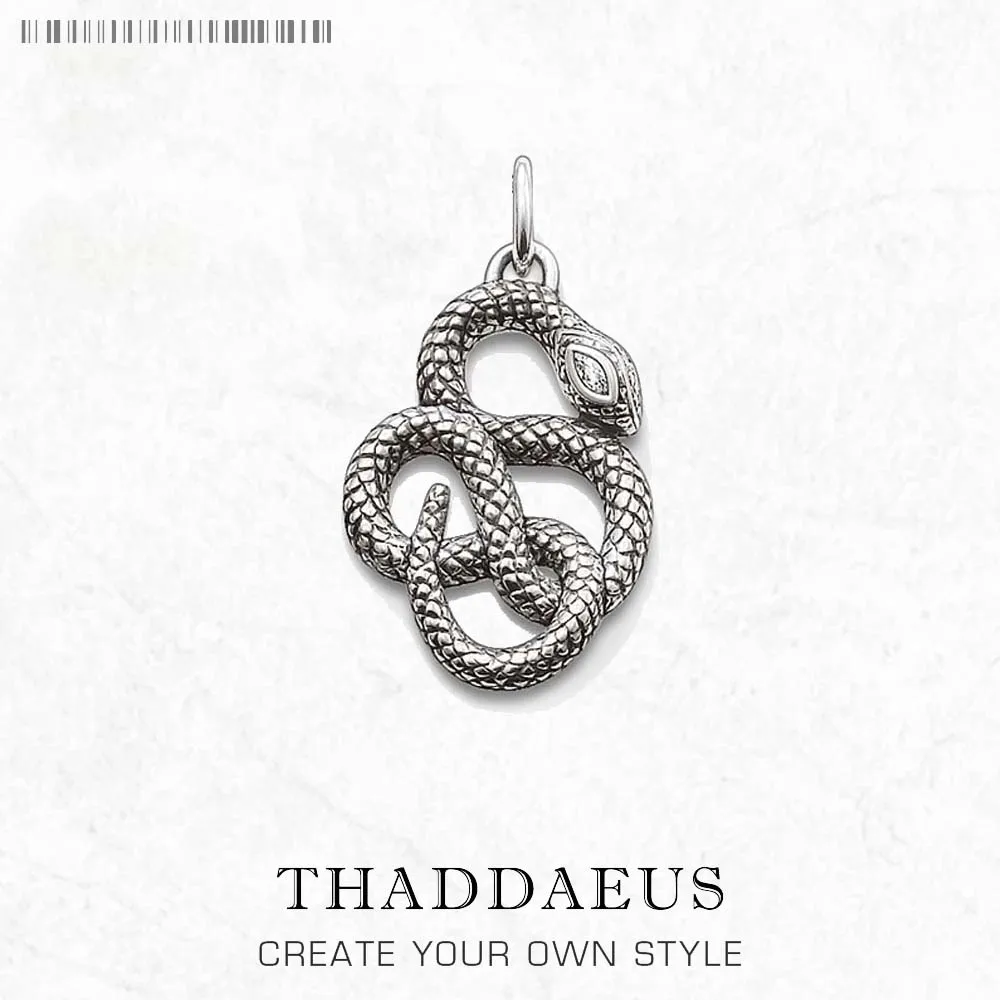 Pendant Snake 925 Sterling Silver Jewelry for Woman