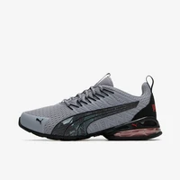 PUMA Voltaic Evo : Une chaussure de course élégante et polyvalente - Douce et respirante, unisexe, gris, noir et rouge 379602-02 2