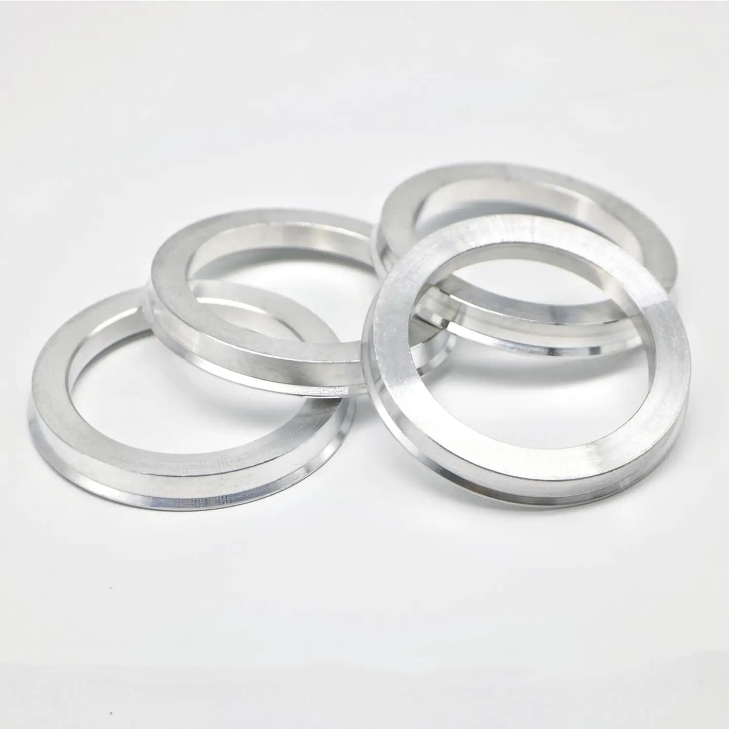 4pcs Aluminum Hub Centric Rings 67.1mm Car Hub to 75.1mm Wheel Bore ID 67.1mm OD 75.1mm