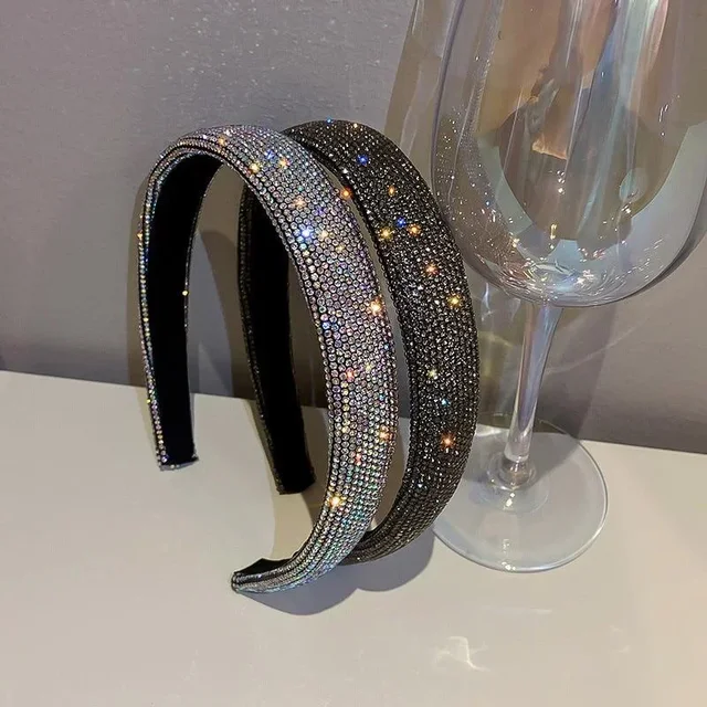 New Headband Headwear Versatile Headbands Silver Color Hairbands Velvet for Women Hair Accessories Gifts 5