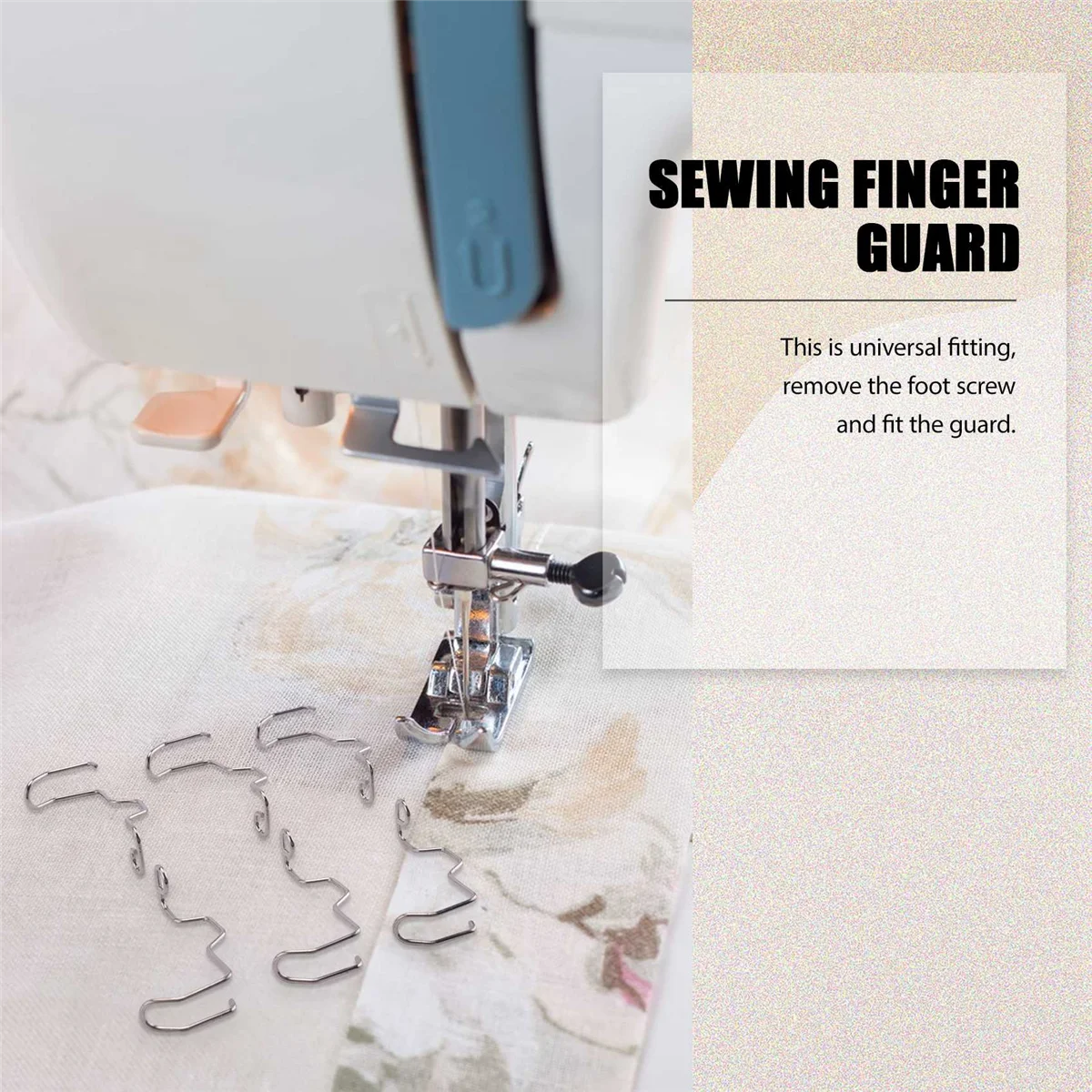 6 Pcs Sewing Machine Finger Guard, Safety Needle Finger Guard Can Prevent the User's Hand From Being Injured