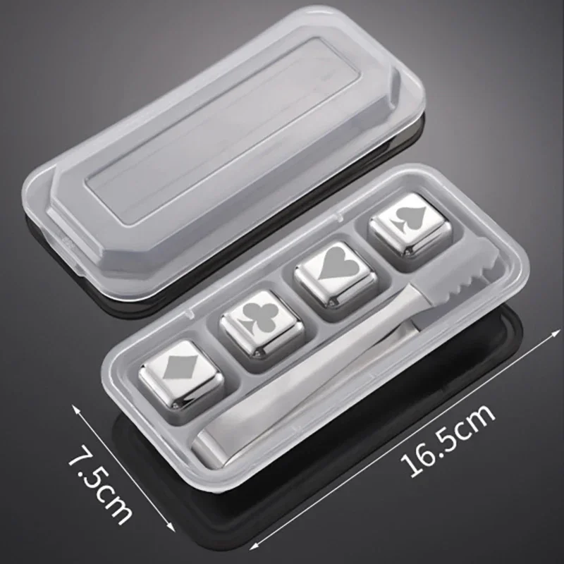 Reusable Whiskey Stones Stainless Steel Ice Cubes Quick-Freeze Wine Cooler Food Grade Metal Pellets Beer Cooler Bar Accessories image 50