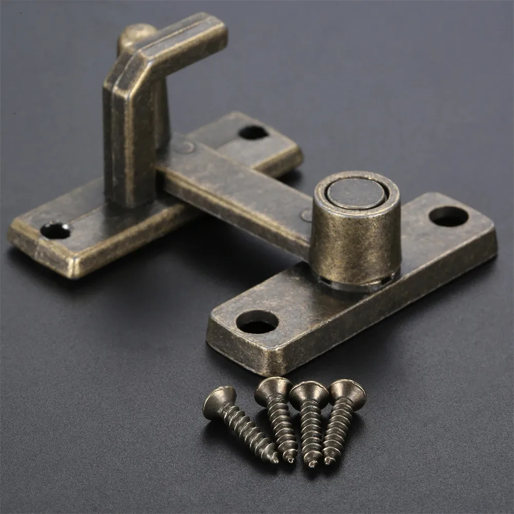 Door Latch Sliding Door Latch Door Lock Latch 1pc Sliding Door Lock Guard Latch Bolt With Screws Handle Metal Universal Window Wooden Doors Hasps Home Hardware