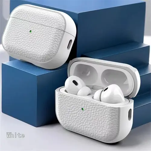 Leather Texture Case For Apple Airpods 1 2 3 4 Pro air pods Wrieless Bluetooth Earphone Protective Cover Anti-lost Headphone Bag - Image 9