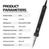 100W Electric Soldering Iron LCD Welding Tool Adjustable Temperature Ceramic Heater Soldering Iron Head Pencil Tips Repair Tools 6