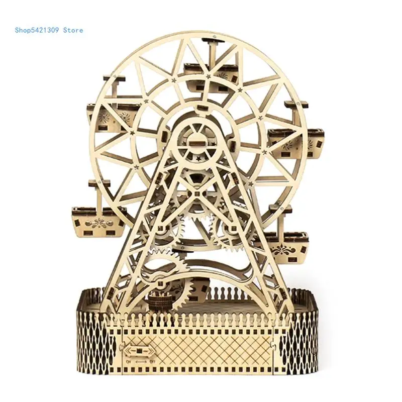 

85WA Mechanical DIY Model Kits 3D Puzzle for Sky Wheel for Creative Gift for Children