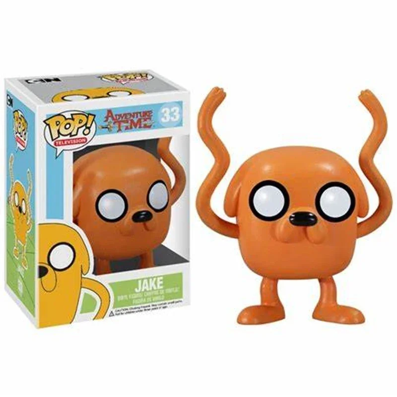thumbnail image 1 of FUNKO  NEWest Movie&TV Advture Time Finn #32 JAKE #33 BMO #52 Vinyl Action Figure ls for Childr Toys, 1 of 5