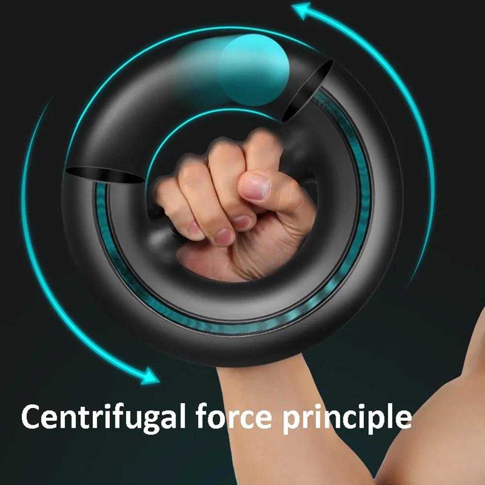 Wrist Stretcher Arm Hand Power Circle Muscle Strength Training Device Electric Gyro Hand Exerciser Centrifugal Ball Timer hand strengthener gyro ball wrist exerciser gyro wrist ball power ball hand grip trainer
