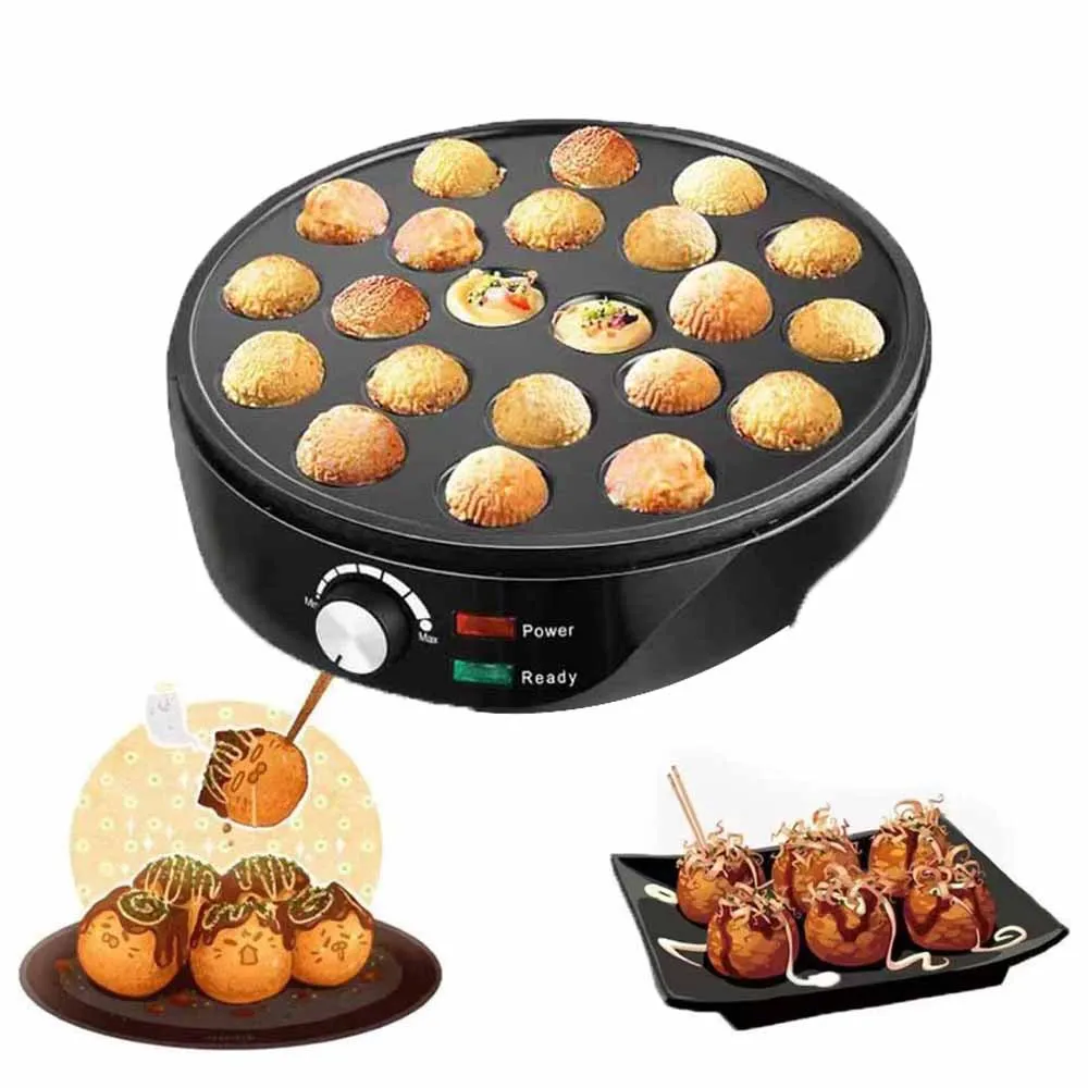 

220V EU Chibi Maruko Baking Machine Household Electric Takoyaki Maker Octopus Balls Grill Pan Professional Cooking Tools