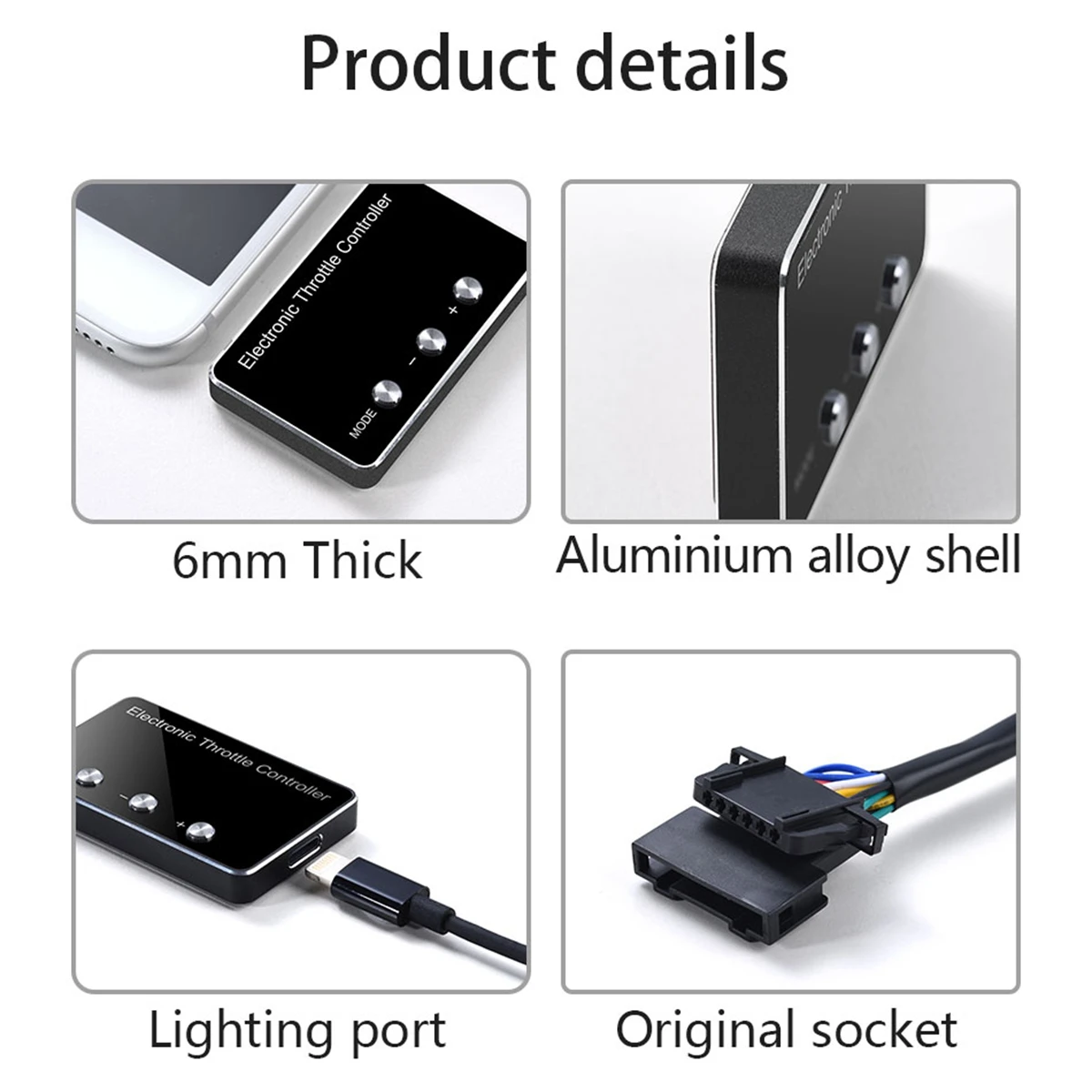 Throttle Controller Sprint Booster Chip Tuning Fuel Pedal Electronic Commander for Mercedes-Benz C Class W204 2007-2015