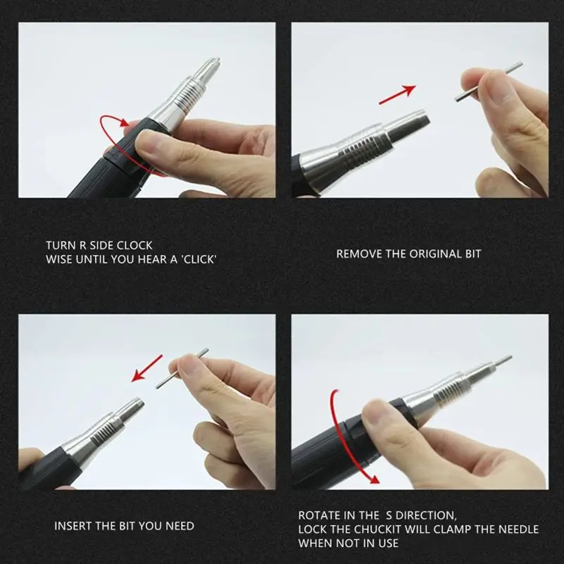 Nail Drill Pen Strong 102 Polishing Handpiece For STRONG 210 90 204 Electric Jewelry Polishing Manicure Machine Handle 4