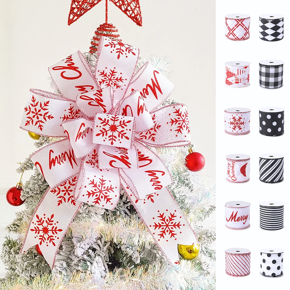 

6 шт./набор, лента для украшения ёлки