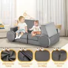 10PCS Modular Kids Play Couch, Convertible Child Sectional Sofa, Imaginative Furniture Play Set for Creative Kids 6