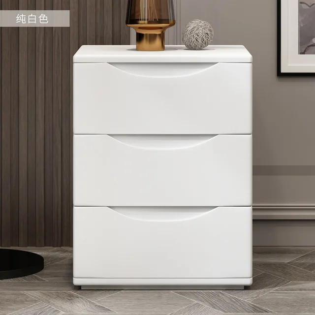 Contemporary Walnut Wood Nightstand Contemporary Walnut Wood Nightstand