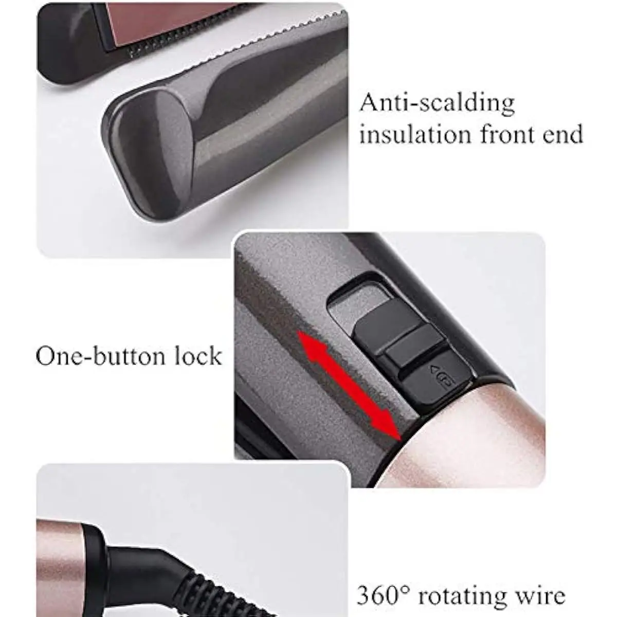 Hair Straightener Curler 2 in 1 Ceramic Tourmaline Twist Straightening Curling Hair Styling Flat Iron Tool Dual Voltage hair straightener,hair curler,hair iron,hair tools