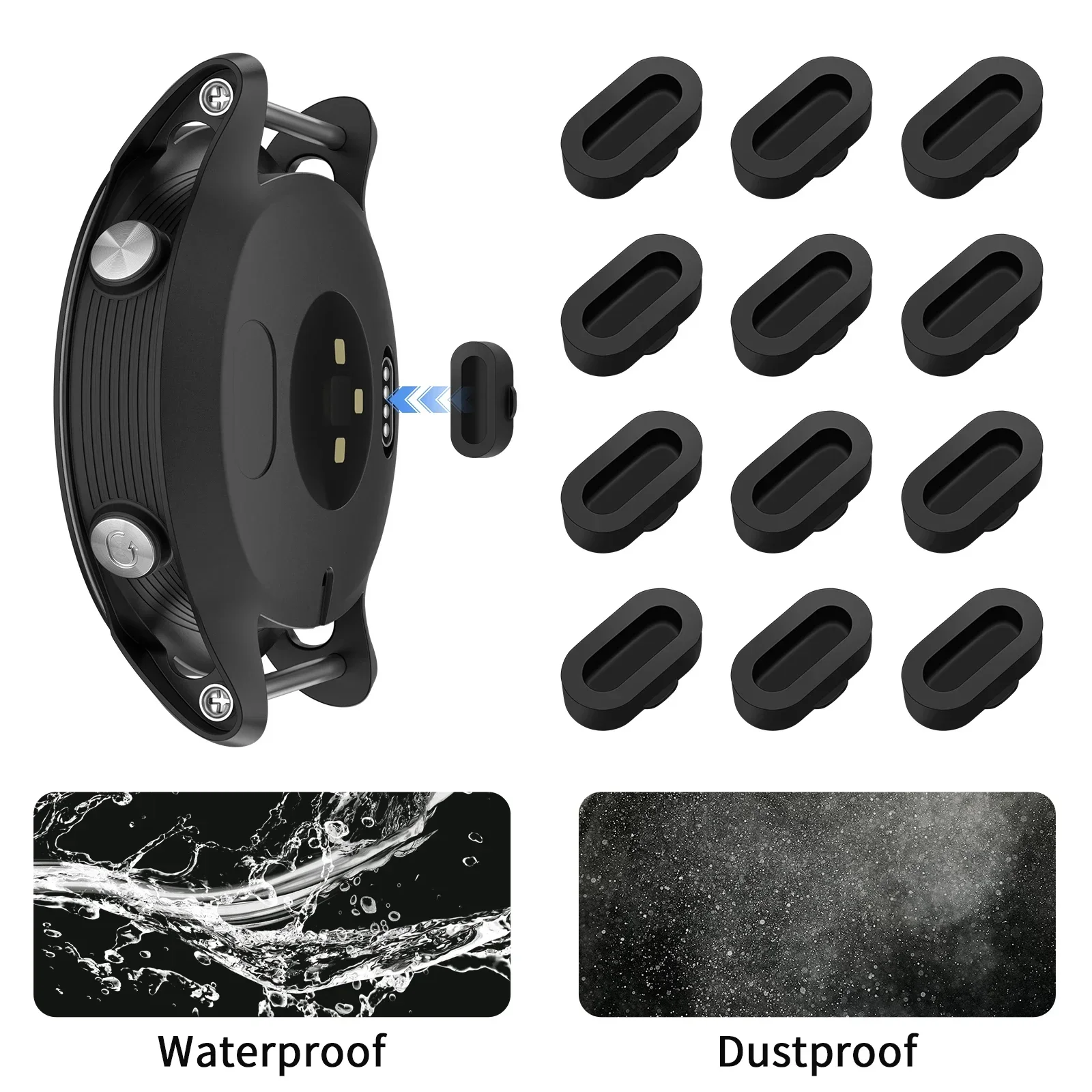 Universal Charger Port Dustproof Plug Cover Cap