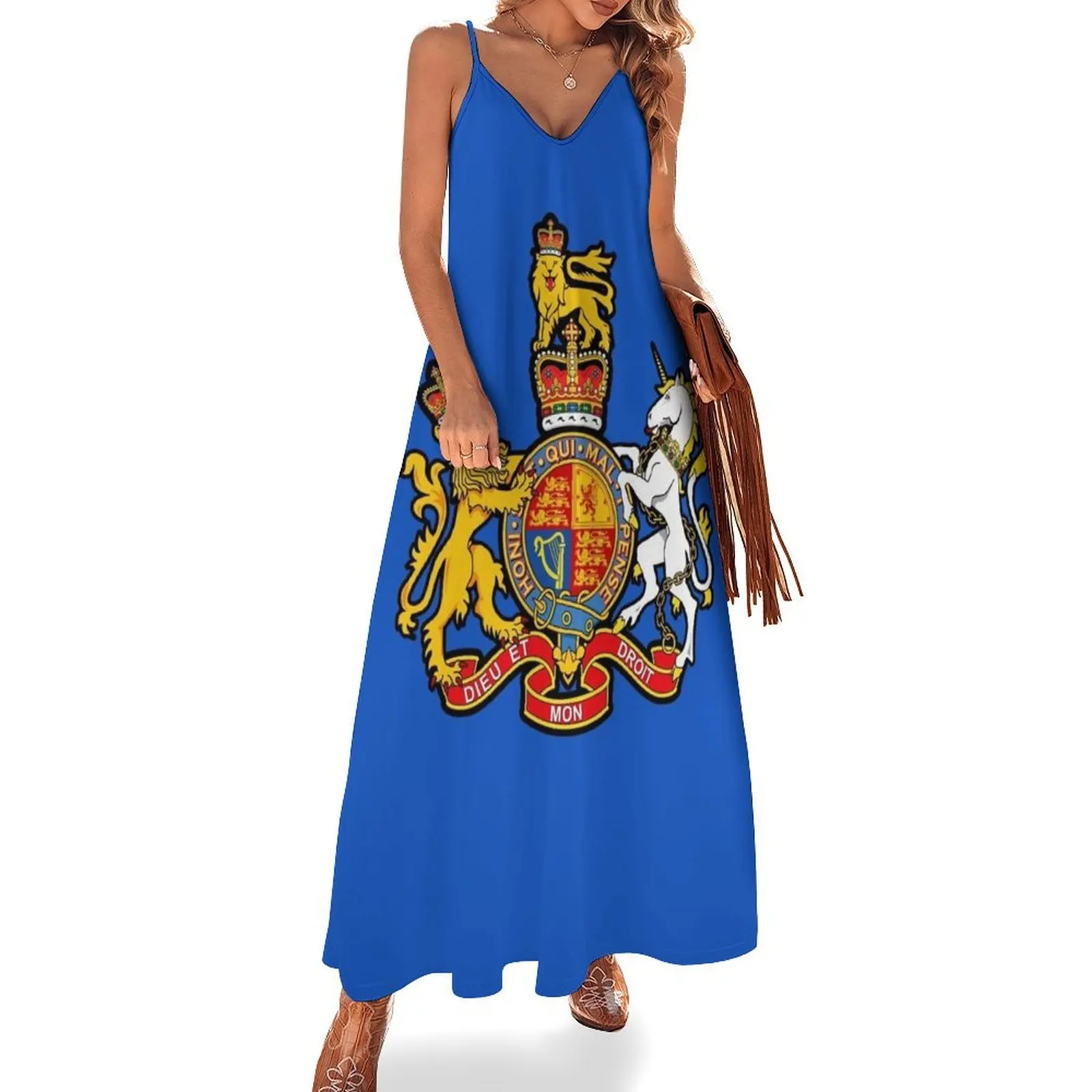 BRITISH ROYAL COAT OF ARMS Sleeveless Dress women party dresses sexy dress for women