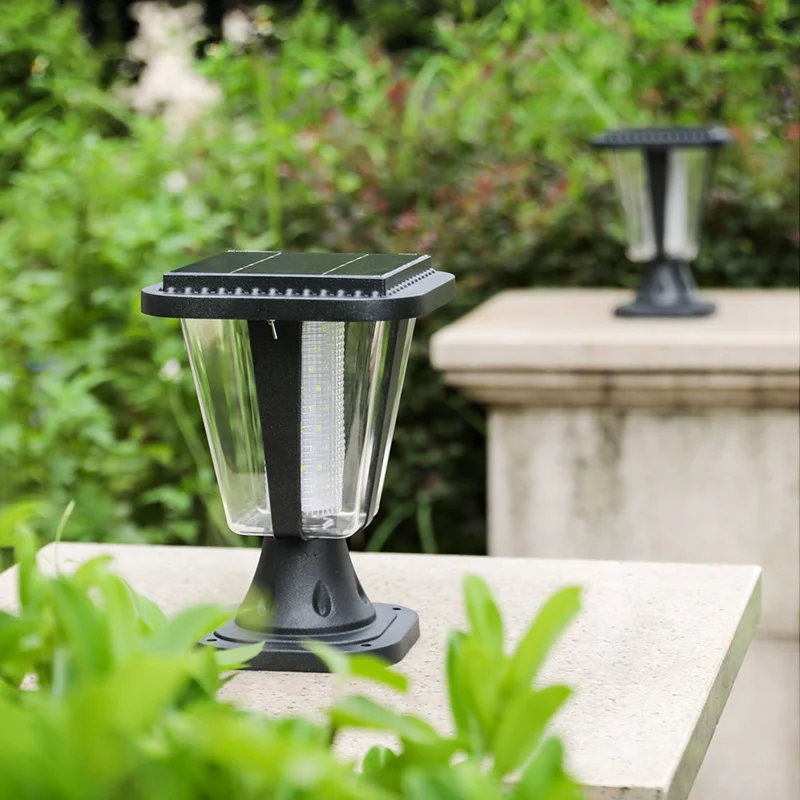 Outdoor Round Garden Waterproof Column Lights Garden Villa Courtyard Coffee Light Outdoor Wall Door Pillar Post Lamp courtyard balcony length stool double small coffee table couch outdoor garden park chair