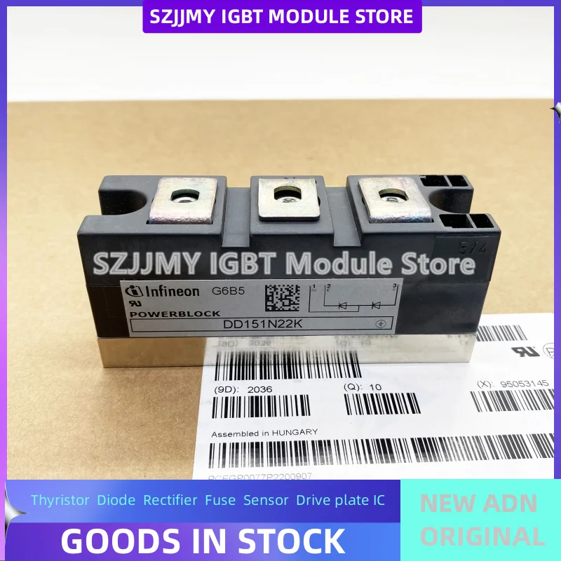 

Диодный модуль DD160N22K DD151N22K DD151N16K DD151N18K DD151N20K DD151N22K DD200KB160 DD240KB160 DD200KB180 SKKD162/16