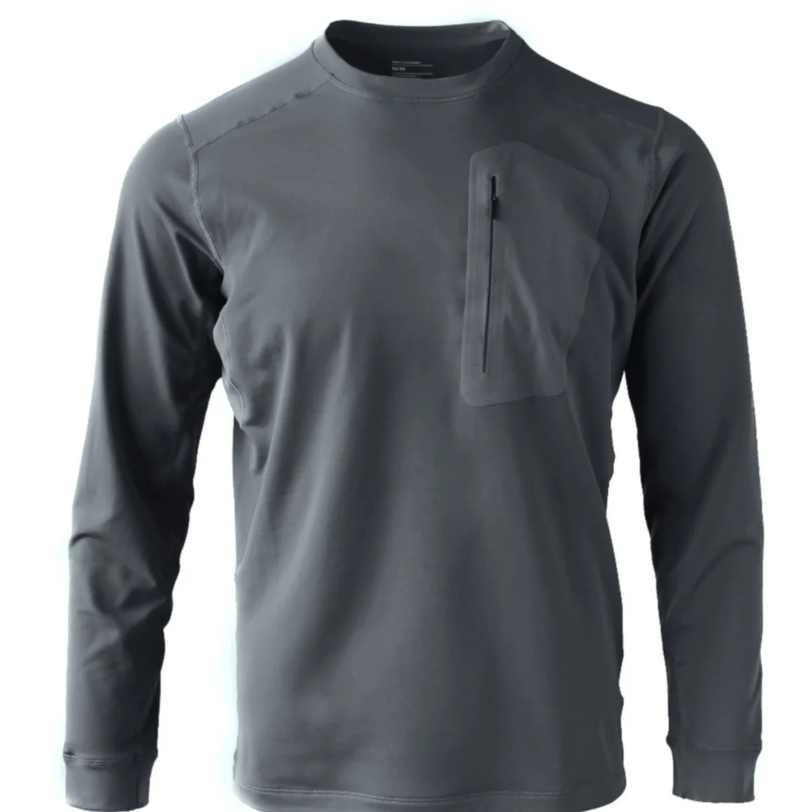 

2024 New Autumn Outdoor Sports High Spring Quick Drying Brushed Long Sleeve Base Shirt Men's Crew-neck T-shirt Casual Streetwear
