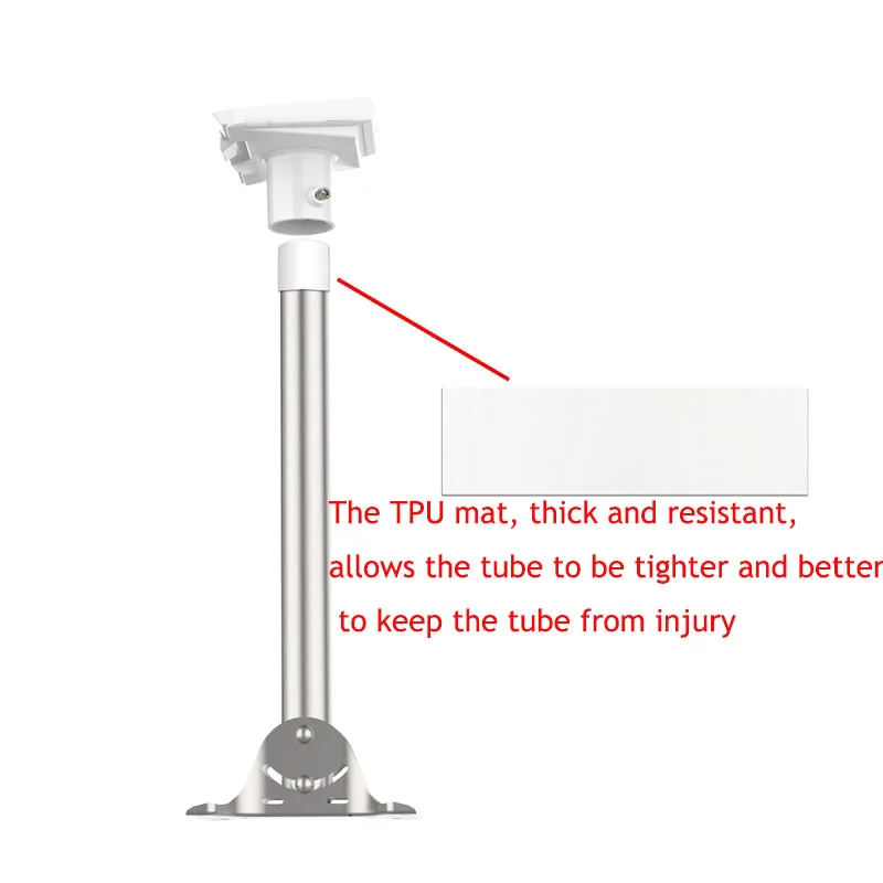 Starlink Mount Bracket Pipe Adapter Starlink Accessories Gen 3 Roof Wall Mount Stand Brackets Pipe Adapter Holder Adjustable V4 Bracket Kits Satellite Antenna