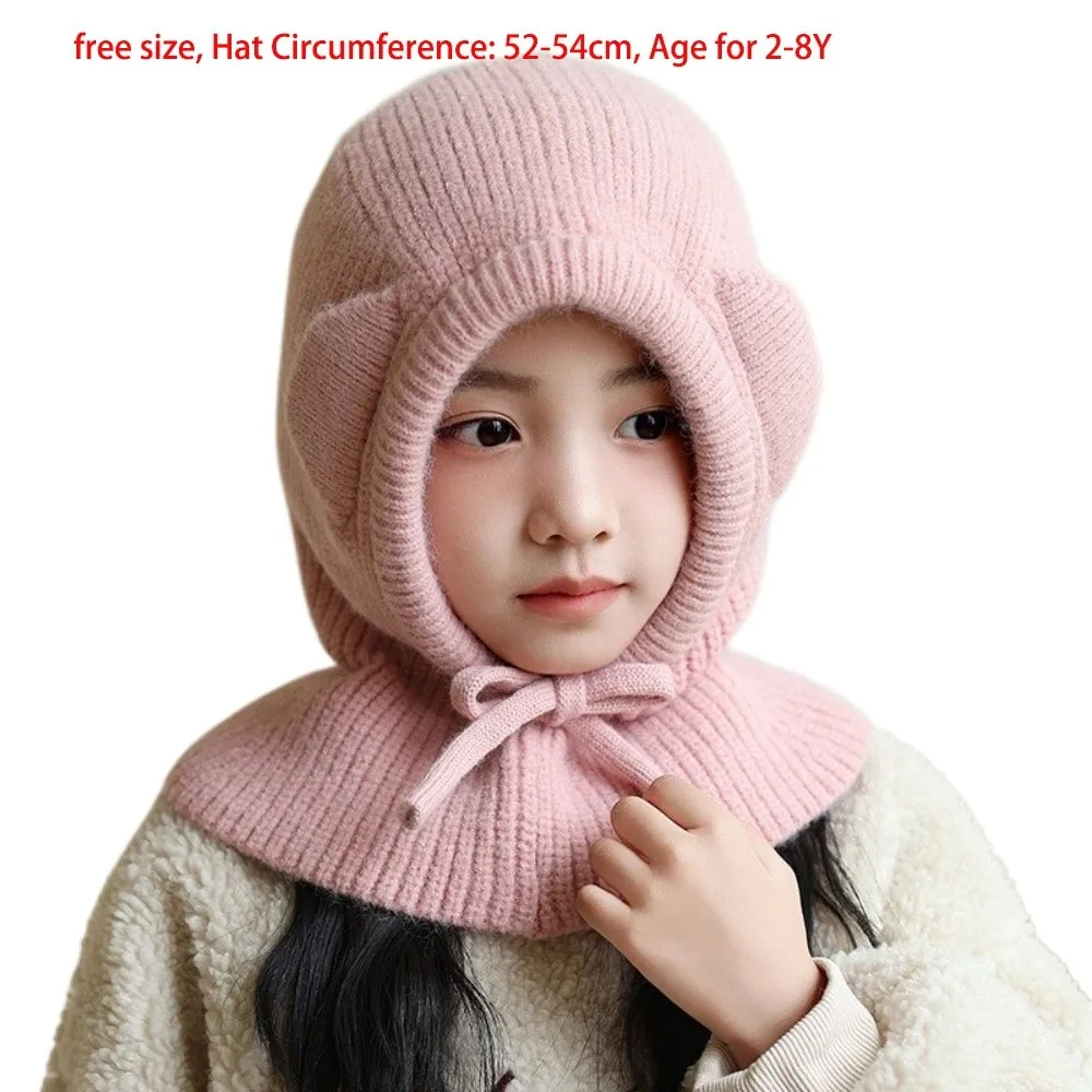 Polyester Fiber Kids Ear Protection Beanie Hat