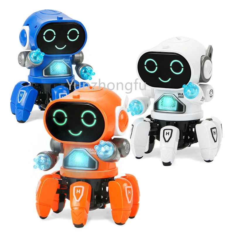 Christmas Giftskids Dance Music 6 Claw Robot Octopus Spider Robots Vehicle  Birthday Gift Kids Toys Early Education Baby Toy - Instrument Parts &  Accessories - AliExpress